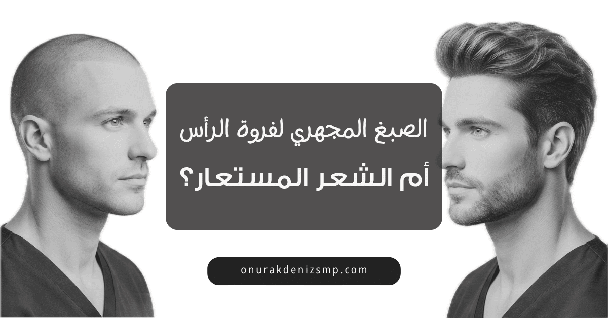 الصبغ المجهري لفروة الرأس أم الشعر المستعار؟